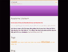 Tablet Screenshot of al-sunnah.webnode.com