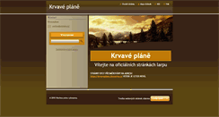 Desktop Screenshot of krvaveplane.webnode.cz