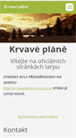 Mobile Screenshot of krvaveplane.webnode.cz