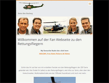 Tablet Screenshot of die-rettungsflieger.webnode.com