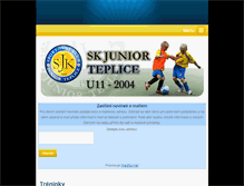 Tablet Screenshot of juniorteplice04.webnode.cz