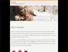 Tablet Screenshot of korzety.webnode.cz