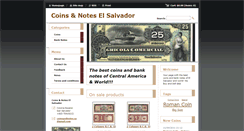 Desktop Screenshot of coinsandnotes-sv.webnode.com