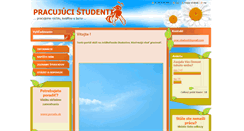 Desktop Screenshot of pracujucistudenti.webnode.sk