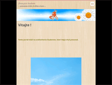 Tablet Screenshot of pracujucistudenti.webnode.sk
