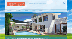 Desktop Screenshot of budget-heritage-hotel-in-jaipur.webnode.com