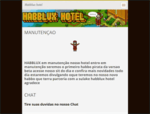 Tablet Screenshot of habblux-hotel.webnode.com