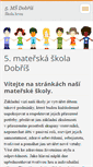 Mobile Screenshot of msvetrnikdobris.webnode.cz