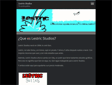 Tablet Screenshot of lestric-studios.webnode.com