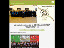 Tablet Screenshot of clbelcanto.webnode.com.ar