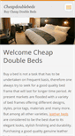 Mobile Screenshot of cheapdoublebeds.webnode.com