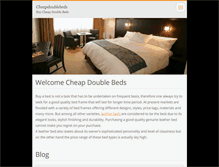 Tablet Screenshot of cheapdoublebeds.webnode.com