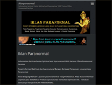 Tablet Screenshot of iklanparanormal.webnode.com