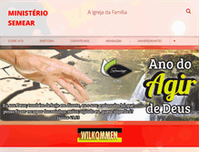 Tablet Screenshot of ministeriosemeardesantissimo.webnode.com.br