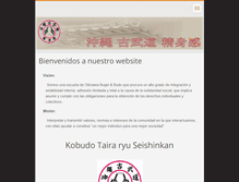 Tablet Screenshot of kobudoseishinkan.webnode.com