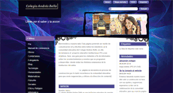 Desktop Screenshot of coleandresbello.webnode.es