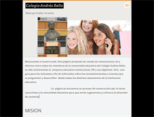 Tablet Screenshot of coleandresbello.webnode.es