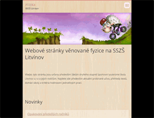 Tablet Screenshot of fyzikasszslitvinov.webnode.cz
