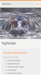 Mobile Screenshot of dyrelivet.webnode.com