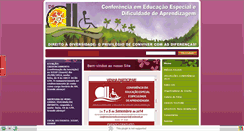 Desktop Screenshot of conferenciaemeducacaoespeciadf.webnode.pt