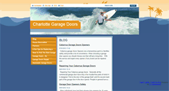 Desktop Screenshot of charlottegaragedoors.webnode.com