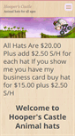 Mobile Screenshot of hooperscastleanimalhats.webnode.com