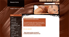 Desktop Screenshot of masaze-horice.webnode.cz