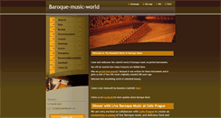 Desktop Screenshot of beautifulworldofbaroquemusic.webnode.cz