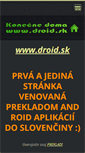 Mobile Screenshot of droid.webnode.sk