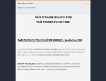 Tablet Screenshot of nastrikovaizolace.webnode.cz