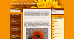 Desktop Screenshot of ceskykaktusar.webnode.cz
