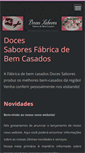 Mobile Screenshot of fabricadebemcasados-docessabores.webnode.com