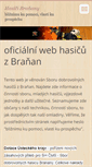 Mobile Screenshot of hasici-branany.webnode.cz