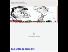 Tablet Screenshot of herdeirosdoevangelho.webnode.com.br