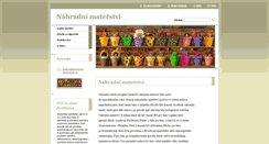 Desktop Screenshot of nahradni-materstvi.webnode.cz