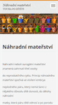 Mobile Screenshot of nahradni-materstvi.webnode.cz