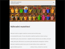 Tablet Screenshot of nahradni-materstvi.webnode.cz