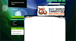 Desktop Screenshot of internationalcricketnews.webnode.com
