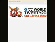 Tablet Screenshot of internationalcricketnews.webnode.com