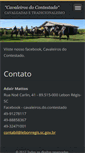 Mobile Screenshot of cavalgadasdocontestado.webnode.com