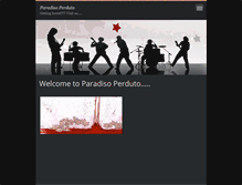 Tablet Screenshot of paradisoperduto.webnode.com