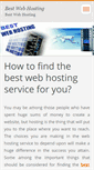 Mobile Screenshot of bestwebhostingnews.webnode.com