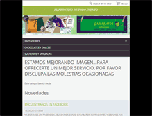 Tablet Screenshot of garabatosinvitaciones.webnode.com
