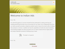 Tablet Screenshot of indianads.webnode.com