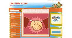 Desktop Screenshot of likenewstuff.webnode.com