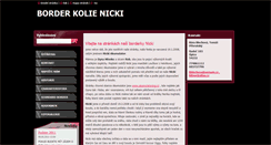 Desktop Screenshot of borderkolie-nicki.webnode.cz