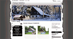 Desktop Screenshot of chalupasedlonov.webnode.cz