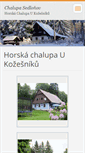 Mobile Screenshot of chalupasedlonov.webnode.cz