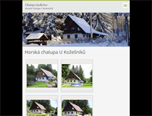 Tablet Screenshot of chalupasedlonov.webnode.cz