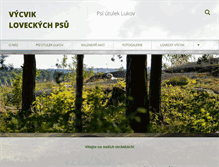 Tablet Screenshot of loveckypes.webnode.cz